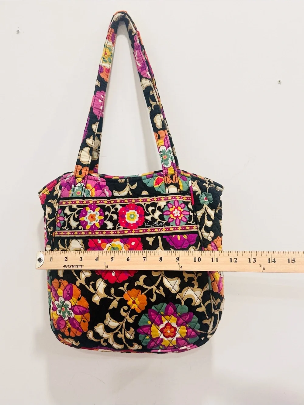 Vera Bradley Suzani Retired Pattern Quilted Shoulder Tote Bag